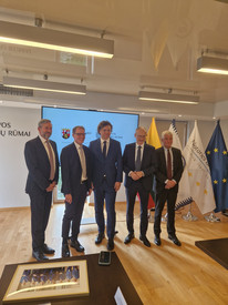 Minister Dr. Helmut Martin zu Gesprächen in Litauen Minister Dr. Helmut Martin zu Gesprächen in Litauen