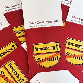 Foto der Broschüre „Täter-Opfer-Ausgleich
